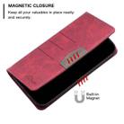 For Google Pixel 6 Magnetic Splicing Leather Phone Case(Red) - 5