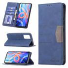 For Xiaomi Redmi Note 11 5G Magnetic Splicing Leather Phone Case(Blue) - 1