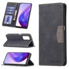 For Xiaomi Mi 10T Pro 5G / 10T 5G / Redmi K30S Magnetic Splicing Leather Phone Case(Black) - 1