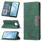 For Xiaomi Mi 10T Lite 5G Magnetic Splicing Leather Phone Case(Green) - 1