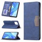 For Xiaomi Mi 11 Lite Magnetic Splicing Leather Phone Case(Blue) - 1