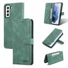 For Samsung Galaxy S21 5G AZNS Dream II Skin Feel PU+TPU Horizontal Flip Leather Phone Case with Holder & Card Slots & Wallet(Green) - 1