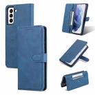 For Samsung Galaxy S21 5G AZNS Dream II Skin Feel PU+TPU Horizontal Flip Leather Phone Case with Holder & Card Slots & Wallet(Blue) - 1