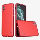 wlons PC + TPU Shockproof Phone Case For iPhone XR(Red) - 1