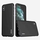 wlons PC + TPU Shockproof Phone Case For iPhone XS / X(Black) - 1