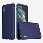 wlons PC + TPU Shockproof Phone Case For iPhone XS / X(Blue) - 1