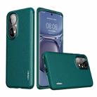 For Huawei P50 Pro wlons PC + TPU Shockproof Phone Case(Dark Green) - 1