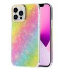 For iPhone 13 Electroplating Shell Texture Phone Case(Rainbow Y1) - 1