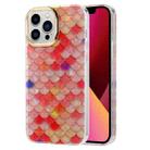 For iPhone 13 Electroplating Shell Texture Phone Case(Fish-scales Y5) - 1
