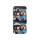 For iPhone 13 mini Colored Drawing Pattern TPU Phone Protective Case (Two Dogs) - 1