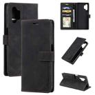 For Samsung Galaxy A32 5G Skin Feel Anti-theft Brush Horizontal Flip Leather Phone Case(Black) - 1
