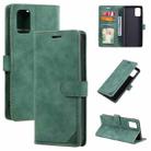 For Samsung Galaxy A71 Skin Feel Anti-theft Brush Horizontal Flip Leather Phone Case(Green) - 1