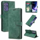 For Samsung Galaxy Note20 Ultra Skin Feel Anti-theft Brush Horizontal Flip Leather Phone Case(Green) - 1