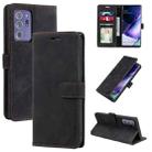 For Samsung Galaxy Note20 Ultra Skin Feel Anti-theft Brush Horizontal Flip Leather Phone Case(Black) - 1