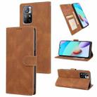 For Xiaomi Redmi Note 11 / Poco M4 Pro 5G Fantasy Classic Skin-feel Calfskin Texture Magnetic Buckle Horizontal Flip PU Phone Leather Case with Holder & Card Slot & Wallet(Brown) - 1