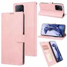 For Xiaomi Mi 11T / 11T Pro Fantasy Classic Skin-feel Calfskin Texture Magnetic Buckle Horizontal Flip PU Phone Leather Case with Holder & Card Slot & Wallet(Pink) - 1