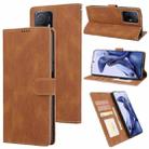 For Xiaomi Mi 11T / 11T Pro Fantasy Classic Skin-feel Calfskin Texture Magnetic Buckle Horizontal Flip PU Phone Leather Case with Holder & Card Slot & Wallet(Brown) - 1