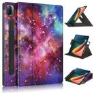 For Xiaomi Mi Pad 5 Pro 11 inch Painted 360 Degrees Rotation Tablet Leather Case with Holder(Milky Way) - 1