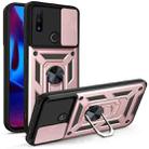 For Motorola G Pure Sliding Camera Cover Design TPU+PC Phone Protective Case(Rose Gold) - 1