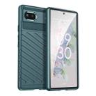 For Google Pixel 6a Thunderbolt Shockproof TPU Phone Case(Green) - 1