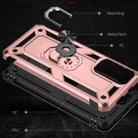 For Xiaomi Redmi Note 11 5G Shockproof TPU + PC Phone Case with 360 Degree Rotating Holder(Rose Gold) - 3