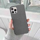 For iPhone 13 mini Carbon Fiber TPU Shockproof Phone Case (Dark Grey) - 1