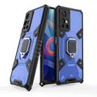 For Xiaomi Redmi Note 11 5G Space PC + TPU Phone Case with Ring Holder(Blue) - 1