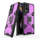 For Xiaomi Redmi Note 11 Pro 5G Space PC + TPU Phone Case with Ring Holder(Purple) - 1