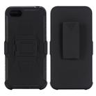 For Huawei Y5 (2018) PC + Silicone Back Clip Sliding Sleeve Protective Case(Black) - 1