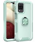 For Samsung Galaxy A32 & A12 3 in 1 PC + TPU Phone Case with Ring Holder(Mint Green) - 1