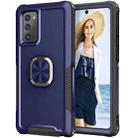 For Samsung Galaxy Note20 3 in 1 PC + TPU Phone Case with Ring Holder(Navy Blue) - 1