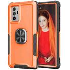 For Samsung Galaxy Note20 Ultra 3 in 1 PC + TPU Phone Case with Ring Holder(Orange) - 1