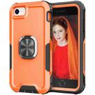 For iPhone SE 2022 / SE 2020 / 8 / 7 3 in 1 PC + TPU Phone Case with Ring Holder(Orange) - 1