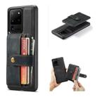 For Samsung Galaxy Note20 Ultra JEEHOOD RFID Blocking Anti-Theft Magnetic PU + TPU Phone Case with Card Slot(Black) - 1