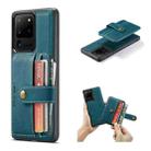 For Samsung Galaxy Note20 Ultra JEEHOOD RFID Blocking Anti-Theft Magnetic PU + TPU Phone Case with Card Slot(Blue) - 1