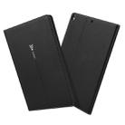 For iPad 10.2 2021 / 2020 / 2019 GEBEI PU+TPU Horizontal Flip Protective Case with Holder & Card Slots(Black) - 1