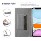 For iPhone 13 mini ViLi DMX Series Shockproof Magsafe Magnetic Horizontal Flip Leather Phone Case (Grey) - 4