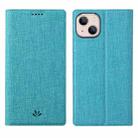 For iPhone 13 mini ViLi DMX Series Shockproof Magsafe Magnetic Horizontal Flip Leather Phone Case (Blue) - 1