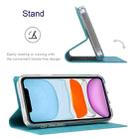 For iPhone 13 mini ViLi DMX Series Shockproof Magsafe Magnetic Horizontal Flip Leather Phone Case (Blue) - 6