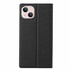 For iPhone 13 ViLi DMX Series Shockproof Magsafe Magnetic Horizontal Flip Leather Phone Case(Black) - 3