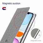 For iPhone 13 ViLi DMX Series Shockproof Magsafe Magnetic Horizontal Flip Leather Phone Case(Grey) - 7