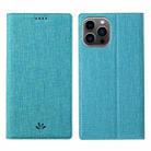 For iPhone 13 Pro ViLi DMX Series Shockproof Magsafe Magnetic Horizontal Flip Leather Phone Case (Blue) - 1
