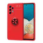 For Samsung Galaxy A53 5G Metal Ring Holder 360 Degree Rotating TPU Phone Case(Red) - 1
