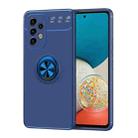 For Samsung Galaxy A53 5G Metal Ring Holder 360 Degree Rotating TPU Phone Case(Blue) - 1