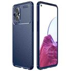 For OnePlus Nord  20 5G Carbon Fiber Texture Shockproof TPU Phone Case(Blue) - 1