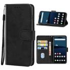 Leather Phone Case For LG Style3 L-41A JP Version(Black) - 1