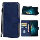 Leather Phone Case For OPPO Realme 5 / 5i / 5s / 6i / Narzo 20A(Blue) - 1