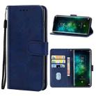 Leather Phone Case For TCL 10 Pro(Blue) - 1