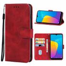 Leather Phone Case For Doogee Y8C / X90(Red) - 1