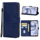 Leather Phone Case For Oukitel C21(Blue) - 1